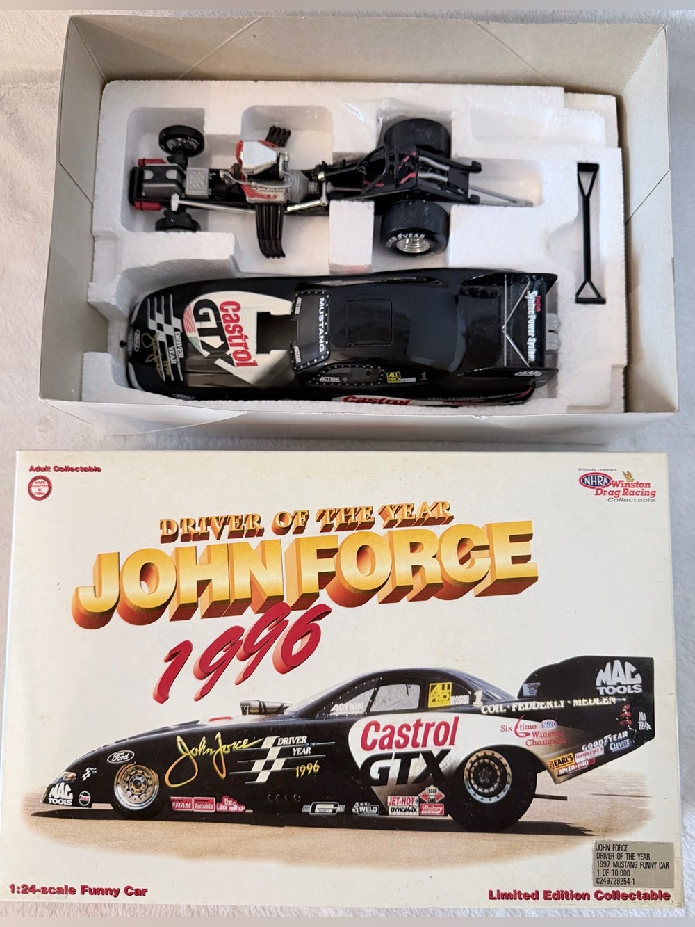 NHRA John Force Driver Of The Year 1996 Diecast